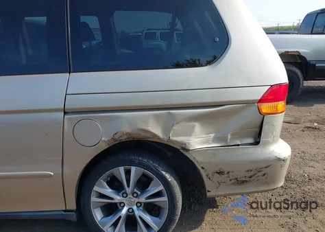 2002 Honda Odyssey Ex from USA, damaged, VIN 5FNRL18642B000763